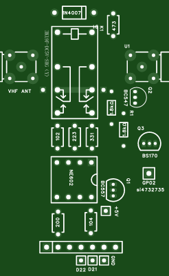 RF up converter si4732 ats15