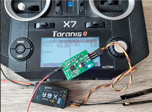 SmartPort voltage telemetry sensor for FrSky